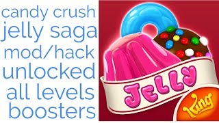 How to hack Candy Crush Jelly Saga game fully unlocked all levels, boosters screenshot 5