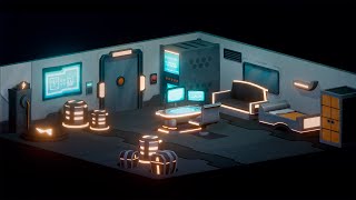 Stylized Sci-Fi Modular Environment | First-Person Showcase | Game-Ready Asset Pack