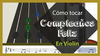 Video thumbnail of "Cumpleaños feliz en Violín"