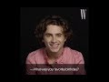 Timothée Chalamet about his birthday, first kiss and favourite childhood toy(Reuploaded)