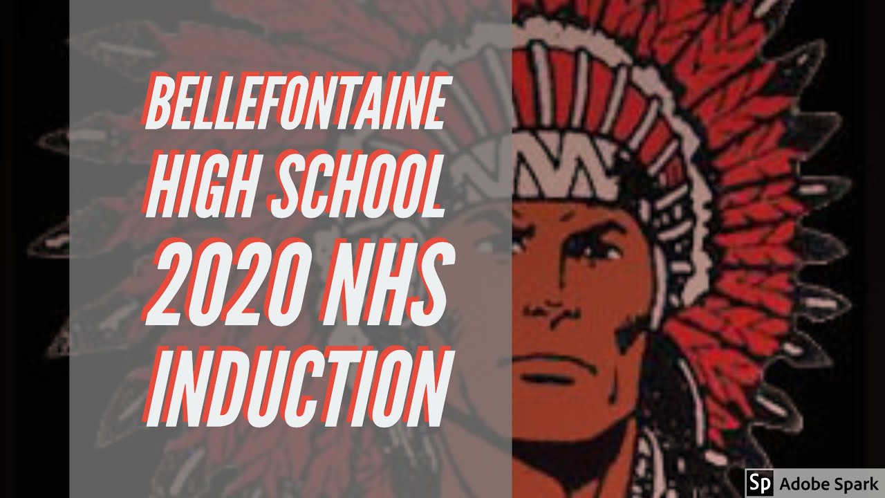 Bellefontaine High School 2020 NHS Induction YouTube