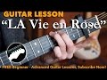 Guitar Lesson - La Vie en Rose - Edith Piaf, Louis Armstrong