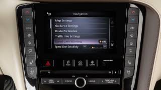 2025 INFINITI QX55 - Navigation Settings (if so equipped)