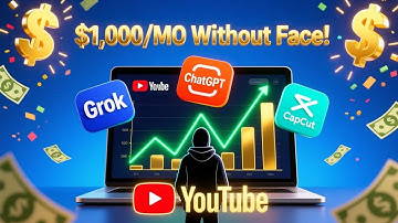 How I Make $1,000+/Month on YouTube Without Showing My Face Using Grok AI, ChatGPT & CapCut 2026