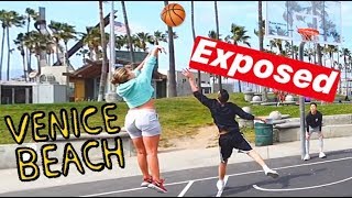 GIRL EXPOSES STRANGERS at VENICE BEACH!!