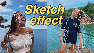 How to Make a OUTLINE EDIT on Picsart