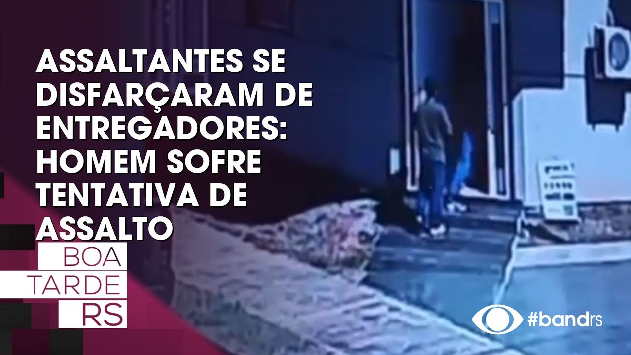Assaltantes se disfarçaram de entregadores: homem sofre tentativa de assalto