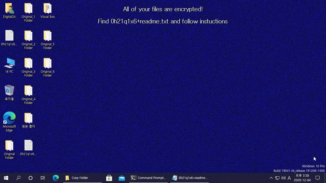 AppCheck Anti-Ransomware : Sodinokibi Ransomware (.{5~10-Digit Ext ...