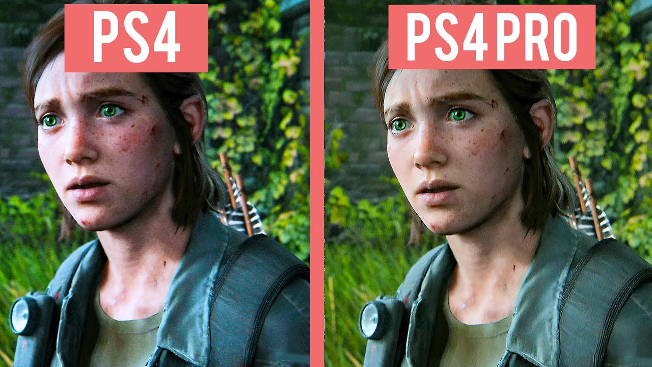 THE LAST OF US 2 - PS4 vs PS4 Pro Graphics Comparison & Frame Rate