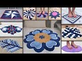 10 Jeans Doormat Making at Home || Old Clothe Reuse Recycle Ideas || Doormat