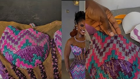 Learn how to make a 3 part cup corset with SCALLOP design