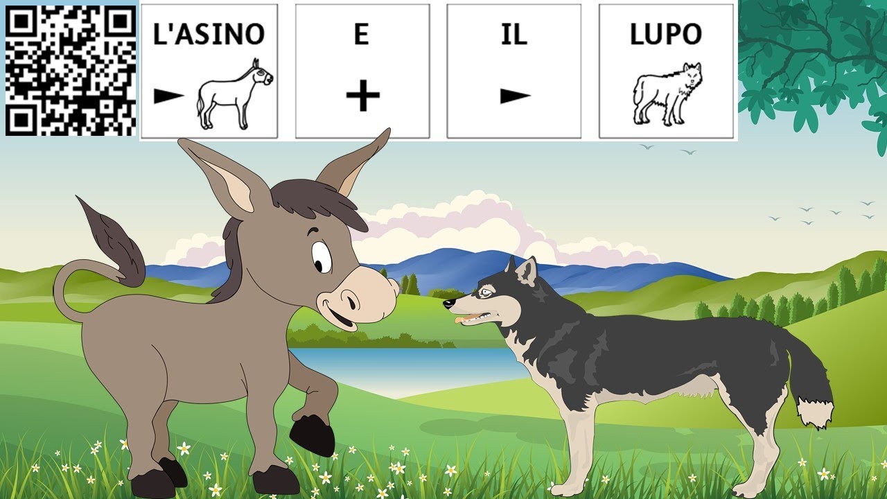 L Asino E Il Lupo Versione Latino L'ASINO E IL LUPO - YouTube