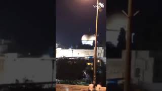 Fire on the Temple Mount & Al-Aqsa compound