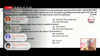 A Letter To God Extract Based Questions For Class 10th Cbse Board