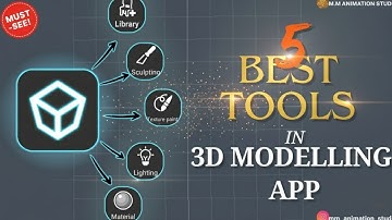 Best Tools in 3d modelling app | M.M ANIMATION STUDIO | #prisma3d #animation #3dmodeling