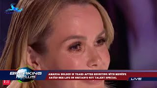 Amanda Holden in tears after reuniting with midwife  saved her life on Britain’s Got Talent special