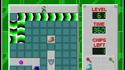 CCLP3 level 61 solution - 318 seconds