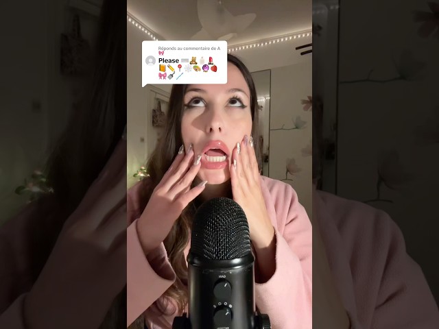 You guys overwhelm me 😨 #asmr #emojichallenge #asmrcommunity #asmrtriggers #asmrtist