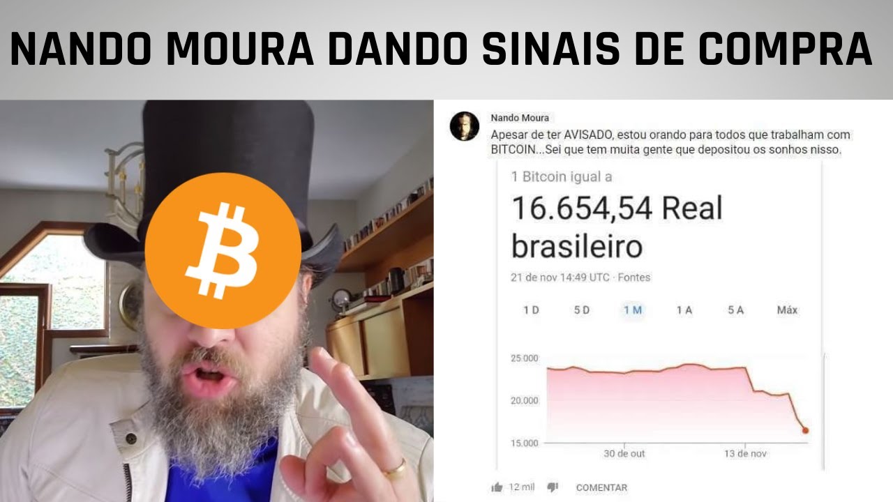 NANDO MOURA É O MAIOR SINAL DE COMPRA DE BITCOIN