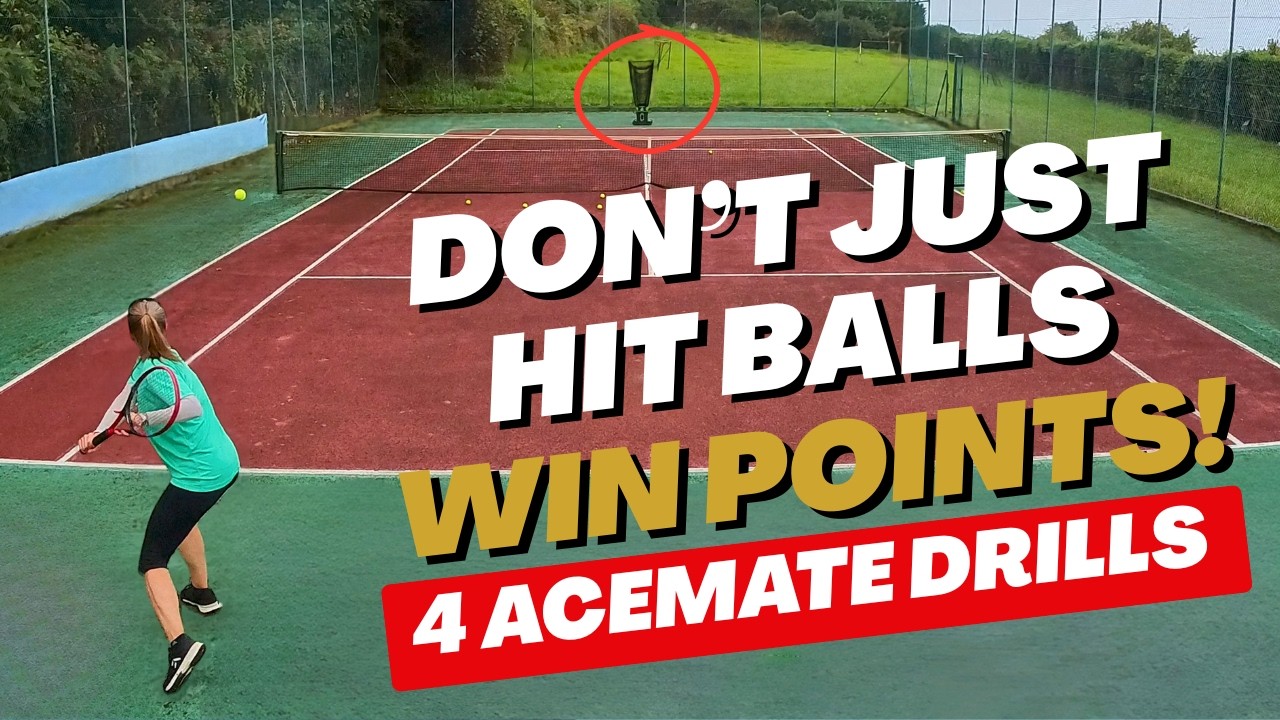 4 Acemate Ball Machine Drills That Will Actually Improve Your Match Play!
