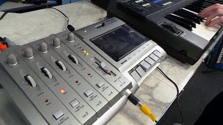 How oldschool multitrack recording works.  Tascam 4track