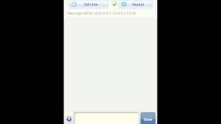 Scheduling Text Messages Using Handcent SMS screenshot 3