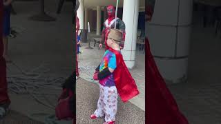 Superheroes surprise kids at Akron Children's Hospital
