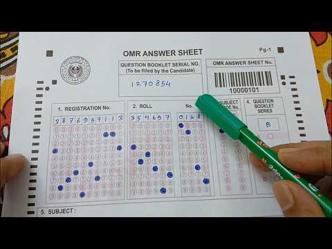 HS 3rd Semester Exam OMR Sheet Fill Up | how to fill up omr sheet for class 12 3rd semester