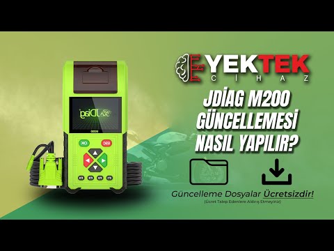 Jdiag M200 Güncellemesi Nasıl Yapılır? Ücretsiz Güncelleme Dosyaları Sadece www.yektek.com