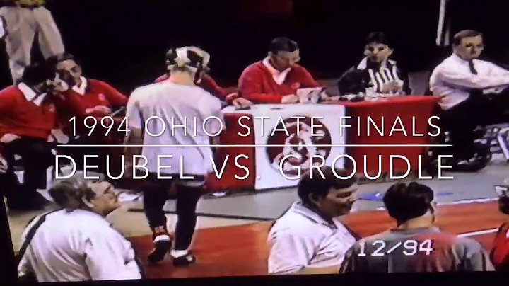 1994 - 152lbs Ohio State Wrestling Finals - Division 1 - Ron Deubel, Maple Heights vs. Jamie Groudle