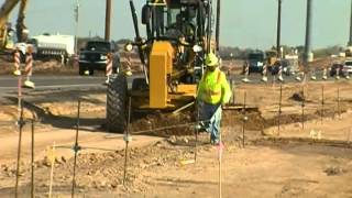 CAT 140M Series 2 Motor Grader Rolling Dirt
