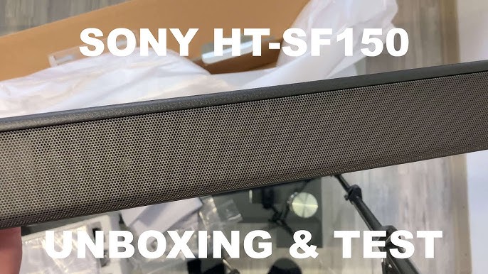 i gang løbetur Anerkendelse Sony SF150 Soundbar Unboxing, Setup & Review - YouTube