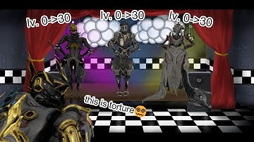 warframe level up 3 frames in one seating😵‍💫