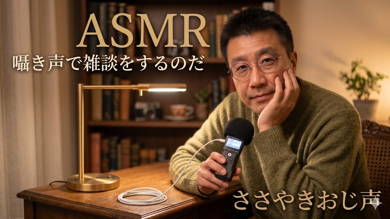 【ささやきおじ声】囁き声で雑談をするのだASMR｜Whispering Chit Chat【睡眠用BGM】