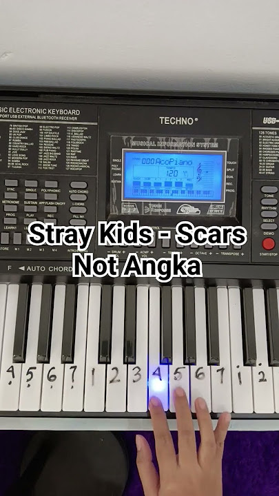 Stray Kids - Scars Easy Piano #notpianika #notangka #easypiano #straykids