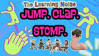 JUMP CLAP STOMP! 🎸 Brain Break &amp; Action Song for Kids | The Learning Noise