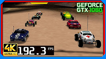 Re-Volt 4K PC Steam 2022 Remaster | GTX 1060 Benchmark