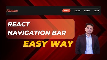 Easy React.js Navigation Bar Tutorial | Build a Stunning Navbar for Any Website | Bangla Tutorial