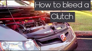 How to bleed a Honda Clutch | 8th Civic Si and RSX Type-S (FG2,FA5, DC5) Honda