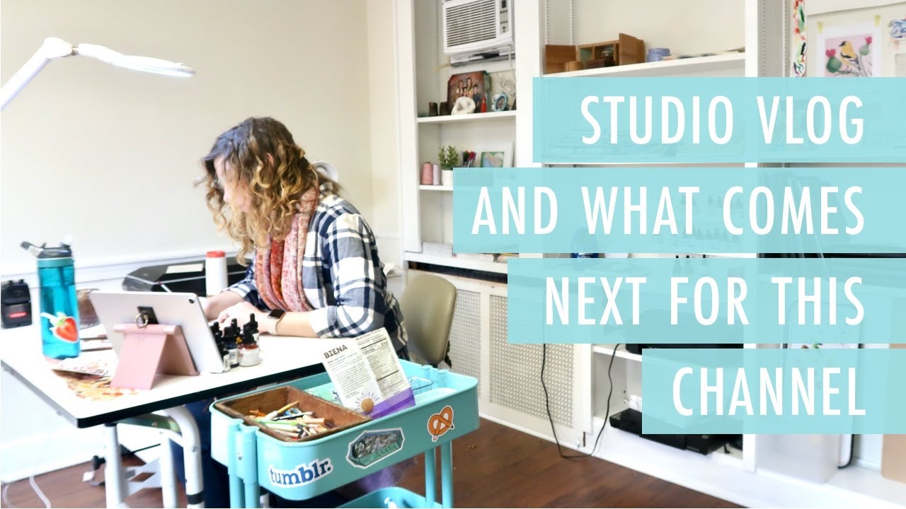 ILLUSTRATOR'S STUDIO VLOG | What's next for this channel? - YouTube