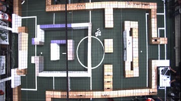 Maze solved by PICO robot using Pledge algorithm