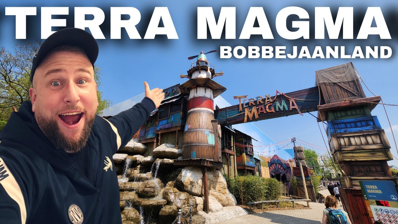 Neue Dark Water Ride TERRA MAGMA in Bobbejaanland Belgien & genießen im ...
