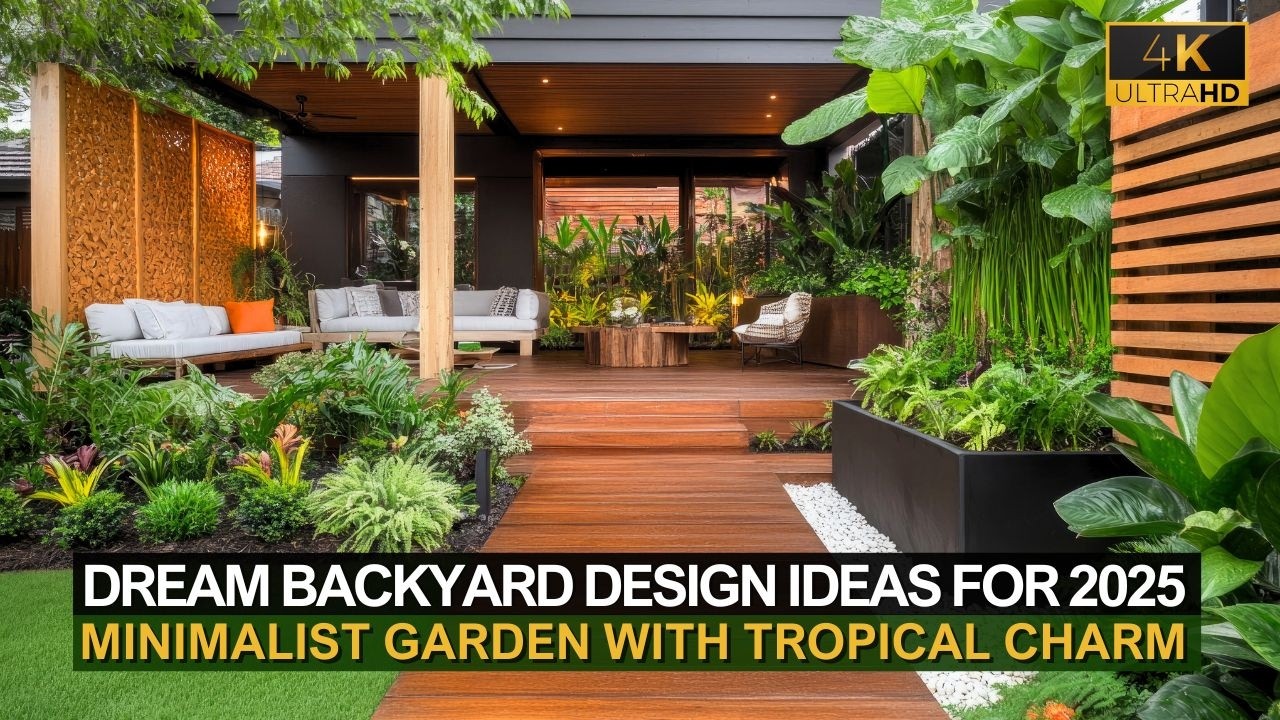 Dream Backyard Ideas for 2025: Minimalist Garden Spaces with Natural ...