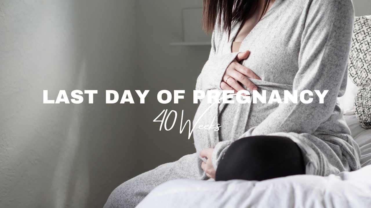 how we spent the last day of pregnancy | 40 weeks pregnant - YouTube