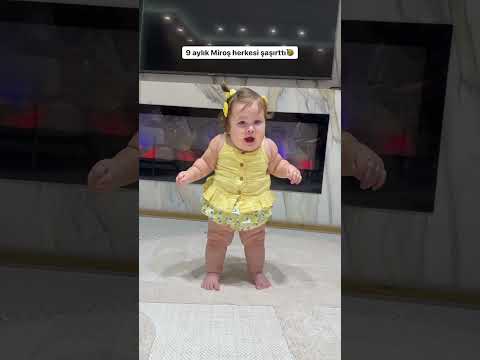 Miramız daha çok şaşırdı bence 😂🤣 Alırız bir maşallahınızı #baby #babygirl #ilkadım #mira #shorts