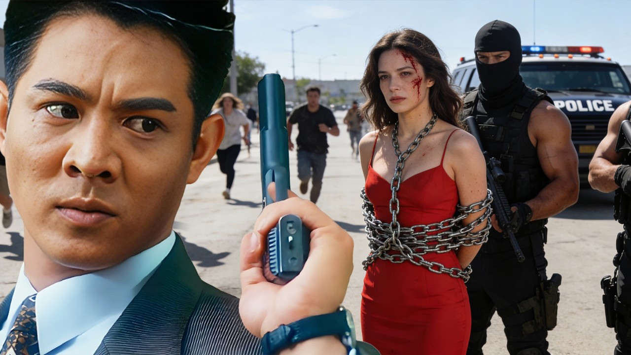 恐怖分子街上劫持女孩，最強特警出擊將他一舉擒拿！#drama #kungfu #中国电视剧