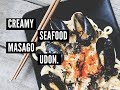Creamy Seafood Masago Udon - Ready in 20 Minutes