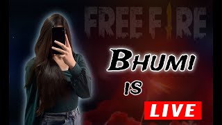 BHUMI IS LIVE💖NEW SESSION GRANDMASTER PUSH #fflive #freefire #raistar #classyff #girlyoutuber