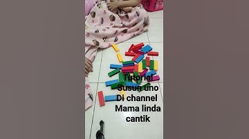 tutorial susun uno stacko. cara susun balok uno. menyusun balok uno. kepoin video mama. cek...cek...