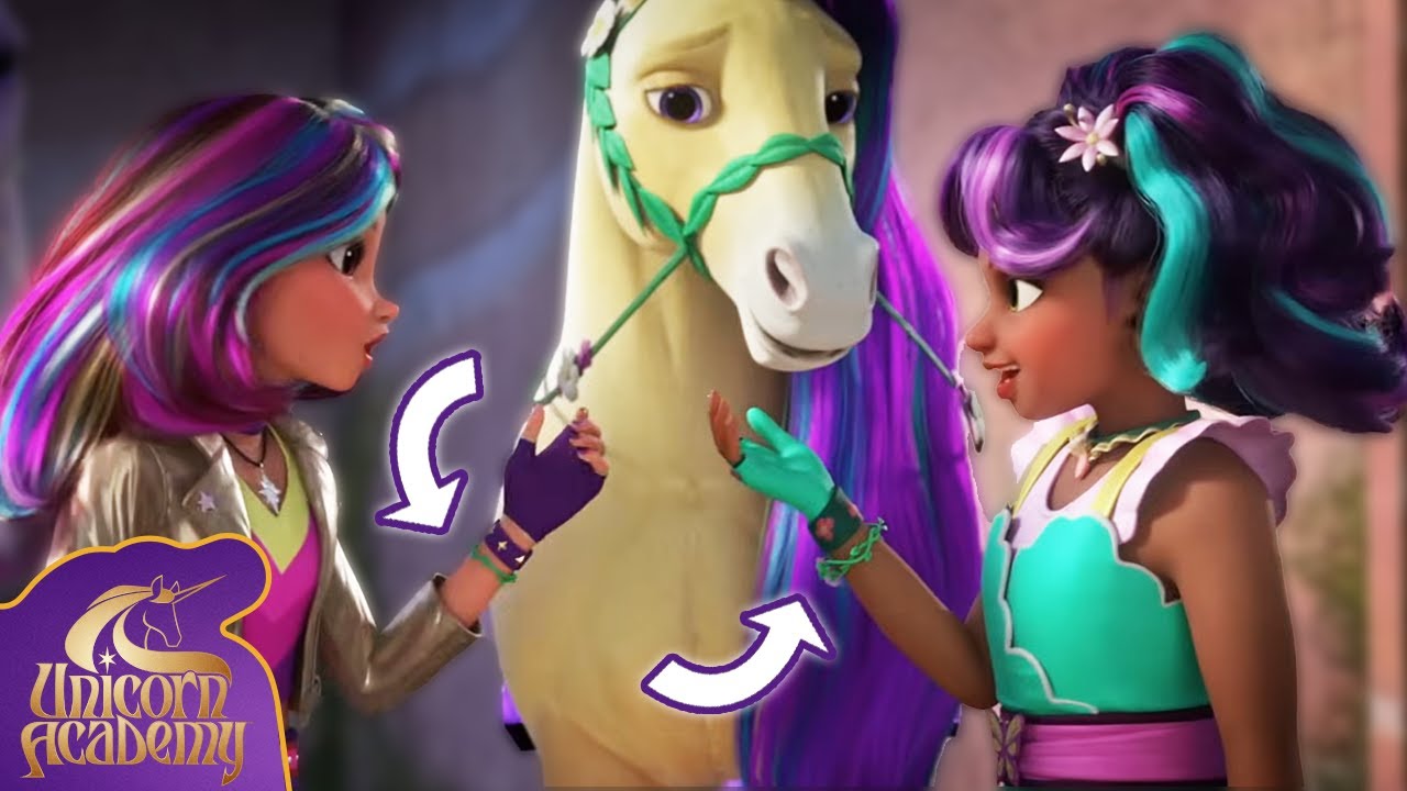 Friendship Bracelets | Unicorn Academy 🦄🌈 | Magical Cartoons for Kids